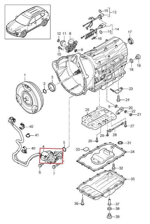 2011-2018 Porsche Cayenne S 4.8L AWD Automatic Transmission Oil Pump C8927201A - Alshned Auto Parts