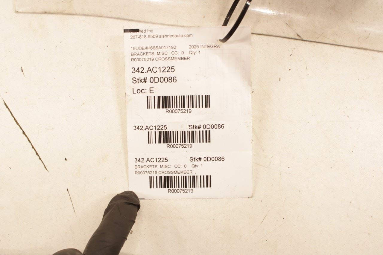 23-26 Acura Integra A-Spec FWD Front Left Side Crossmember Frame Extension Brace - Alshned Auto Parts