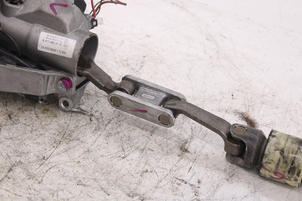 2003-06 Mercedes-Benz E500 5.0L Power Steering Column Assembly 211-460-31-16 OEM11
