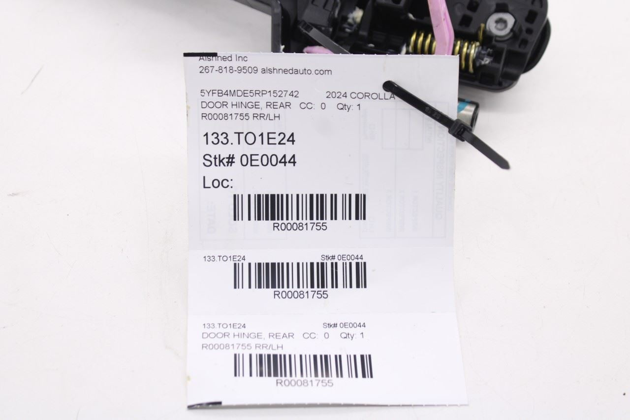 2020-2024 Toyota Corolla LE 2.0L FWD Rear Driver Left Side Door Exterior Handle10