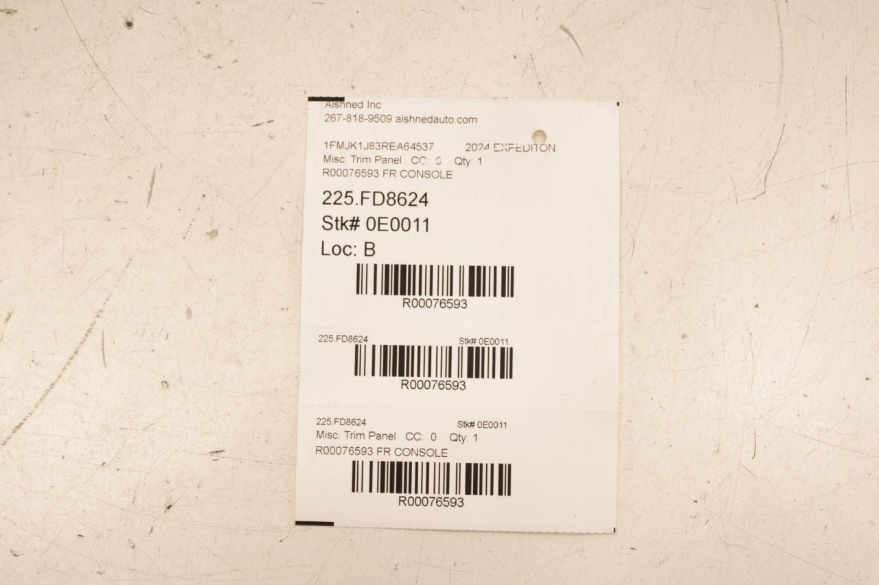 22-24 Ford Expedition MAX FR Right and Left Center Console Trim NL1B-78045L10-BE - Alshned Auto Parts