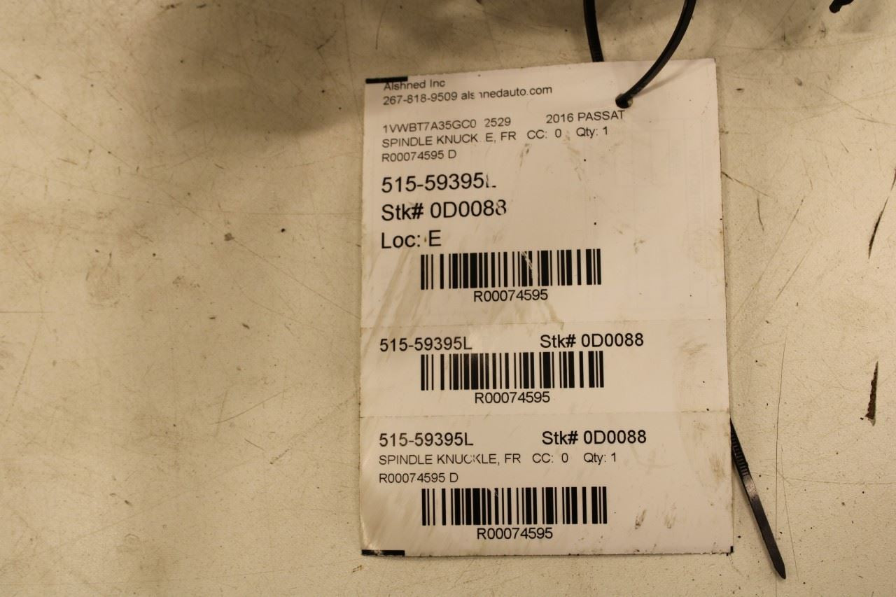 2012-2022 Volkswagen Passat SE Front Left Side Spindle Knuckle Hub 561-407-255 - Alshned Auto Parts