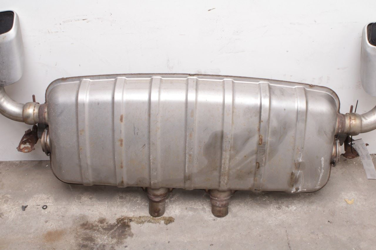 11-18 Porsche Cayenne Platinum Rear Exhaust Muffler w/ Dual Tip 7P5-253-681 OEM - Alshned Auto Parts