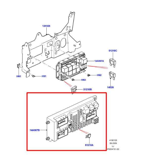 2010-12 Land Rover Range Rover HSE 5.0L Cabin Instrument Panel Fuse Relay Block - Alshned Auto Parts