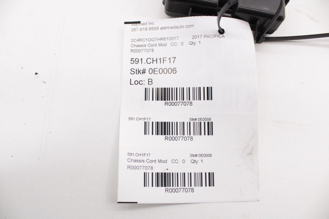 2017 Chrysler Pacifica Limited 3.6L Front AC Heater Temperature Control Module - Alshned Auto Parts