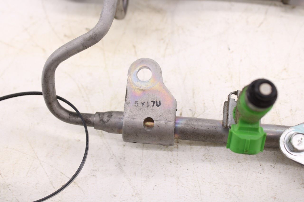 09-20 Nissan Murano Platinum 3.5L Fuel Rail w/ Injectors 17521-JA10D 16600-JA10A2