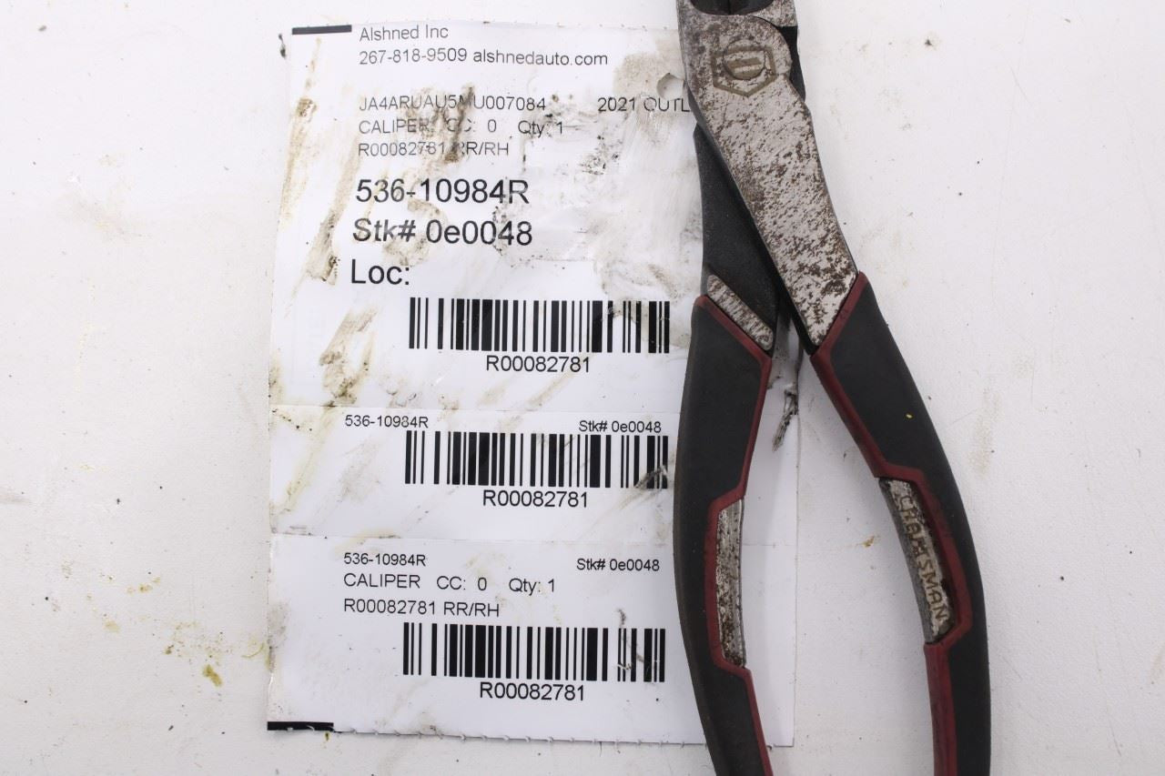 13-25 Mitsubishi Outlander Sport SE 2.0L 4WD Rear Right Side Brake Disc Caliper - Alshned Auto Parts