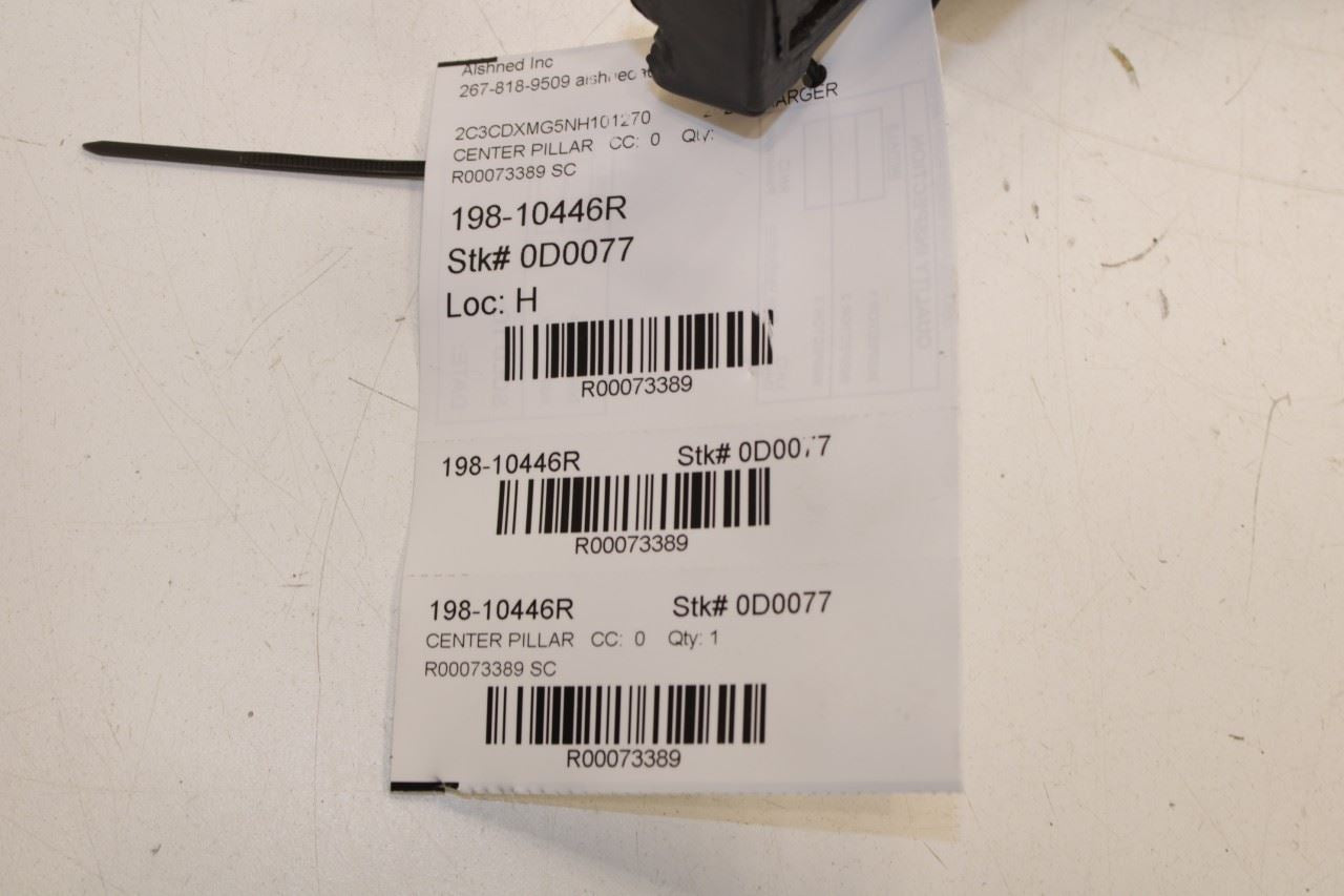 11-23 Dodge Charger GT AWD Right Passenger Side Center B-Pillar Trim Panel Cover - Alshned Auto Parts