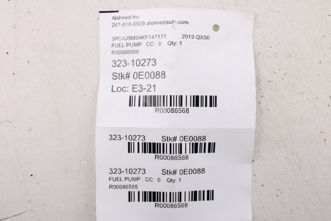 2019-2024 Infiniti QX50 Essential 2.0L High Pressure Fuel Pump Assy 16630-5NA0A - Alshned Auto Parts