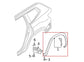 2018-20 Volkswagen Atlas S Rear Left Driver Side Wheel Opening Molding 3CN853817 - Alshned Auto Parts