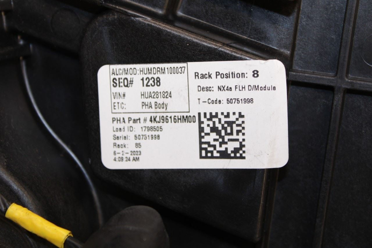 22-25 Hyundai Tucson SEL Front Left Door Window Regulator w/ Carrier and Speaker - Alshned Auto Parts