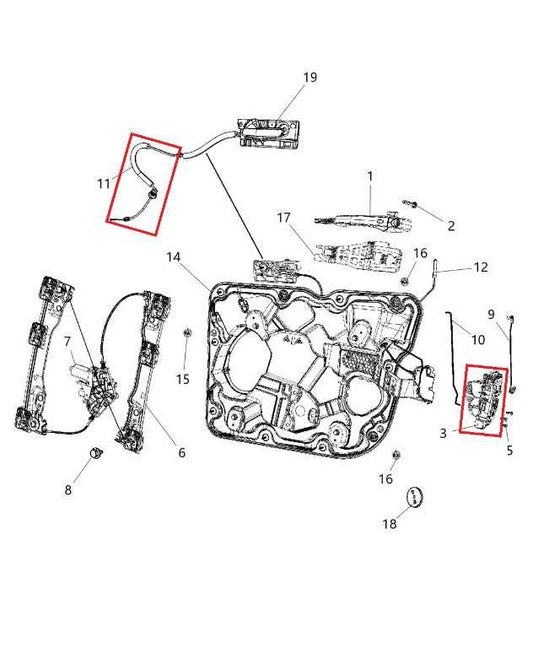 11-22 Jeep Grand Cherokee Limited Front Right Door Lock Latch Actuator 4589924AF - Alshned Auto Parts