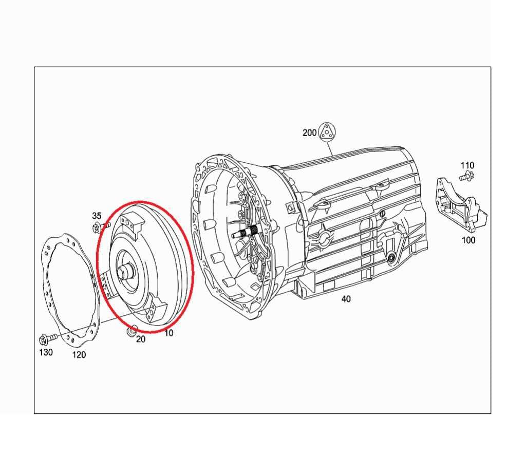 2007-2013 Mercedes-Benz E350 4Matic AWD Transmission Torque Converter 22125018021