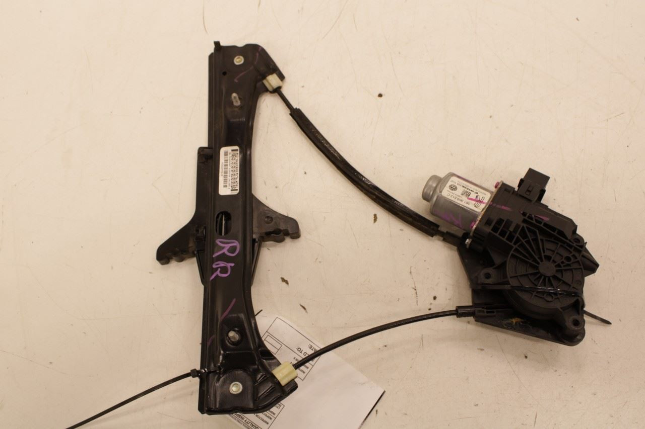 2012-2022 Volkswagen Passat SE Rear Right Side Door Window Regulator w/ Motor0