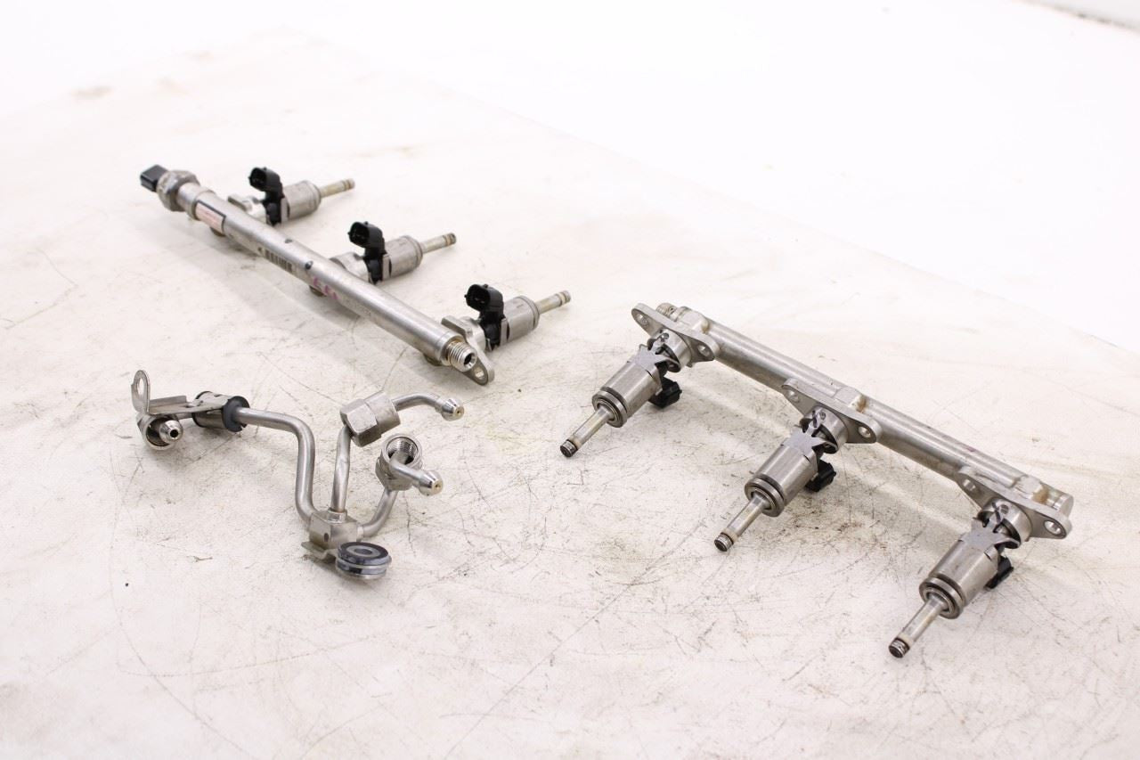 15-20 Acura TLX Tech 3.5L Fuel Injector Rail Ramp Front Rear w/ Fuel Joint Pipe9