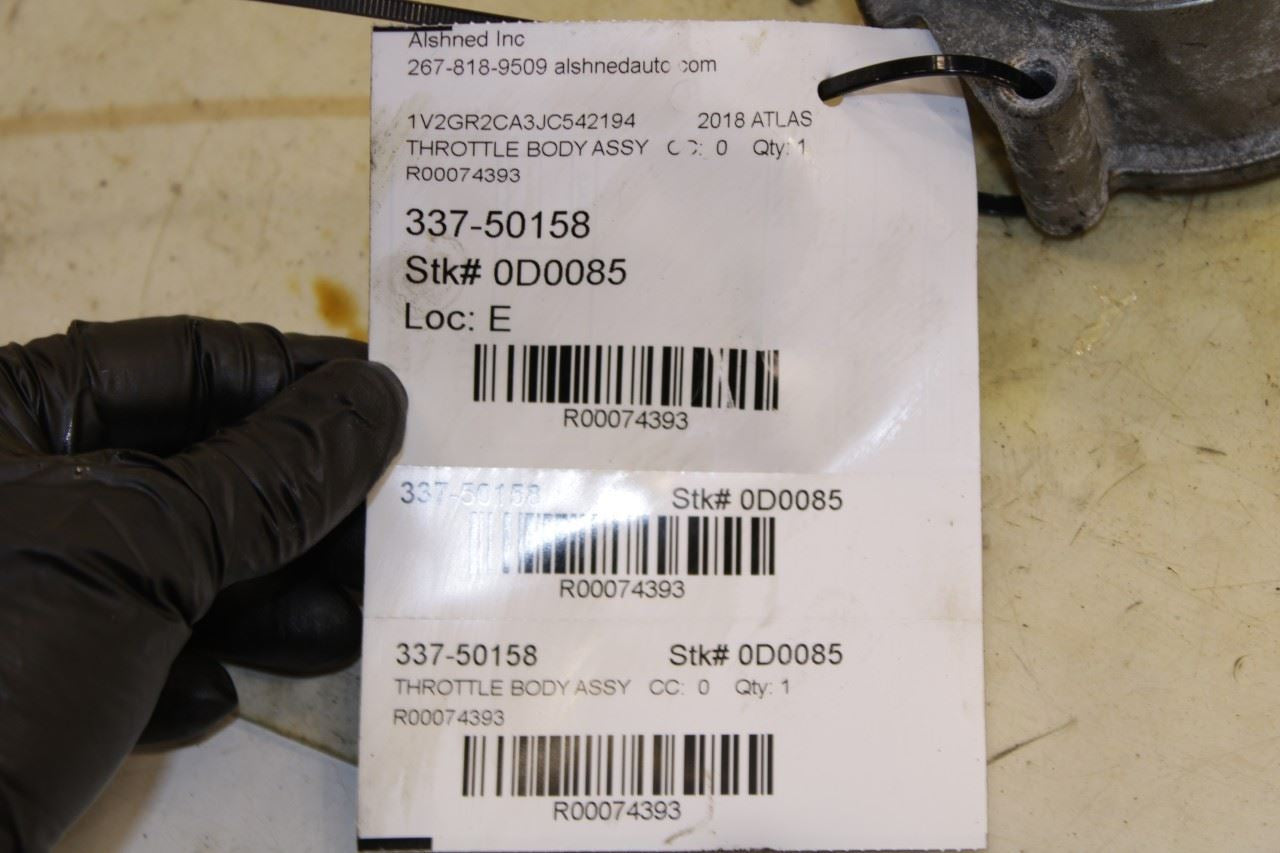 2018-2022 Volkswagen Atlas S 3.6L Fuel Injection Throttle Body 03H133062C OEM - Alshned Auto Parts