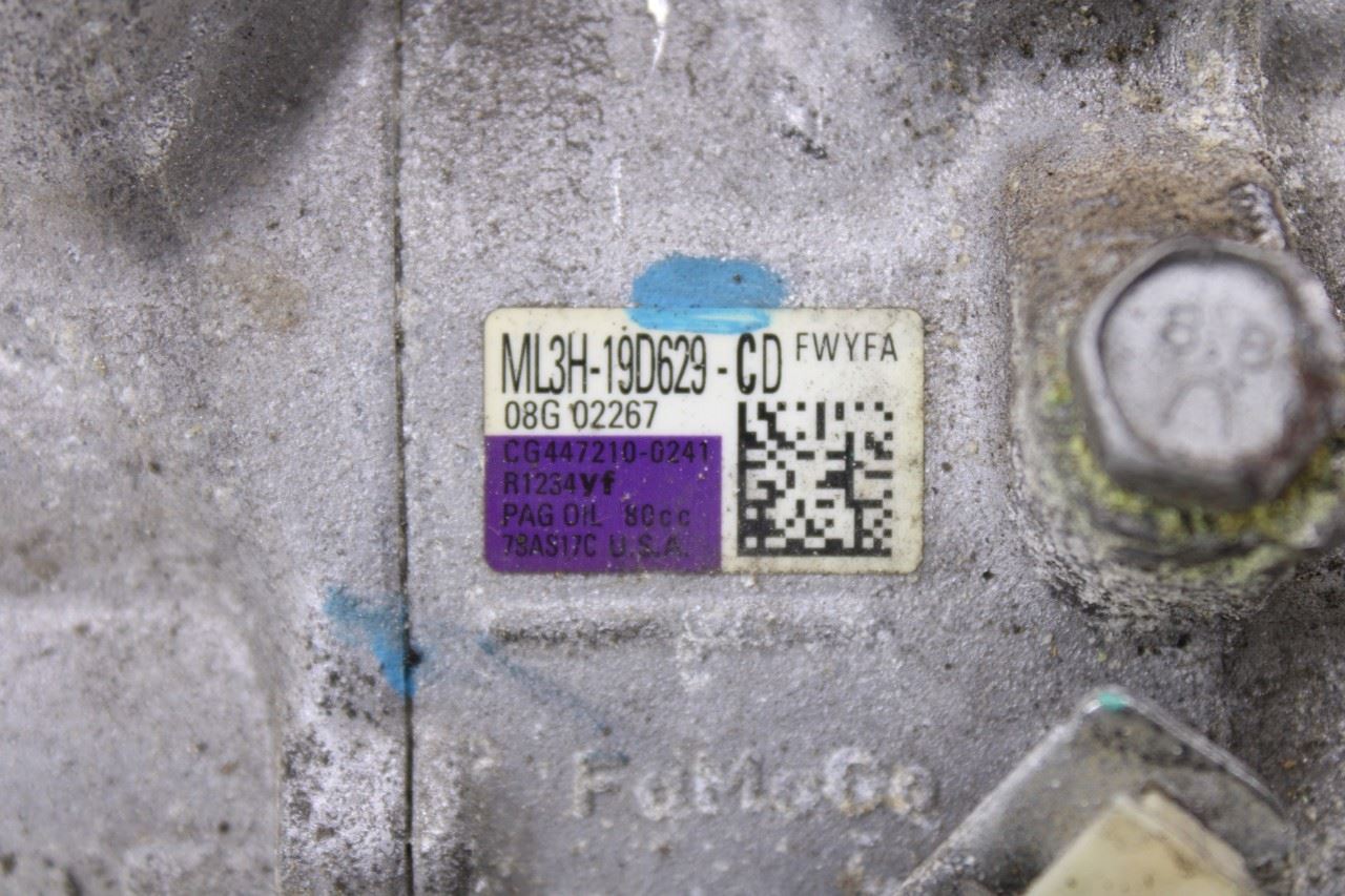 21-2026 Ford F150 XLT Supercrew 5L AC Air Conditioner Compressor ML3H-19D629-CD 5