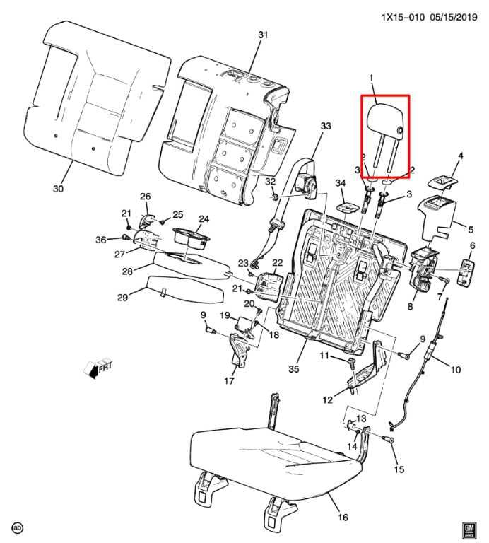 2018-20 Chevrolet Equinox LT Front Rear 2nd Row RH and LH Side Seat Headrest Set - Alshned Auto Parts