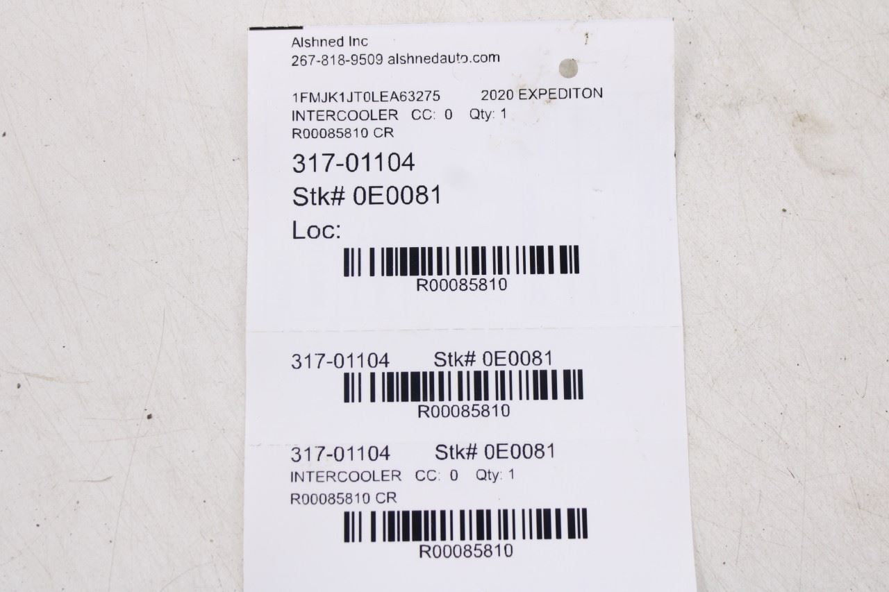 18-21 Ford Expedition Max XLT Air Duct Turbochanger Intercooler Hose Set *ReaD* - Alshned Auto Parts