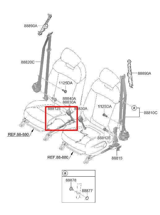2022-23 Hyundai Tucson SEL 2.5L AWD Front Passenger Right Side Seat Belt Buckle - Alshned Auto Parts