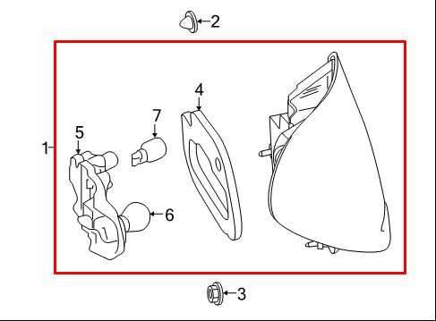 2015-2018 Mercedes-Benz C300 4Matic Rear Left Driver Side Tail Light Lamp1