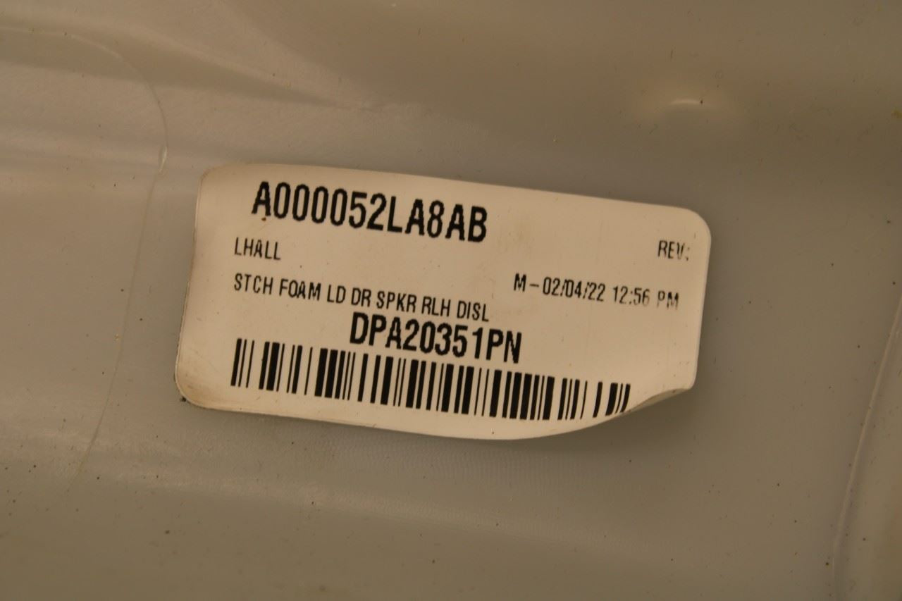 19-23 Dodge Charger GT AWD Rear Left Side Door Trim Panel 6RA412X9AC OEM *ReaD* - Alshned Auto Parts