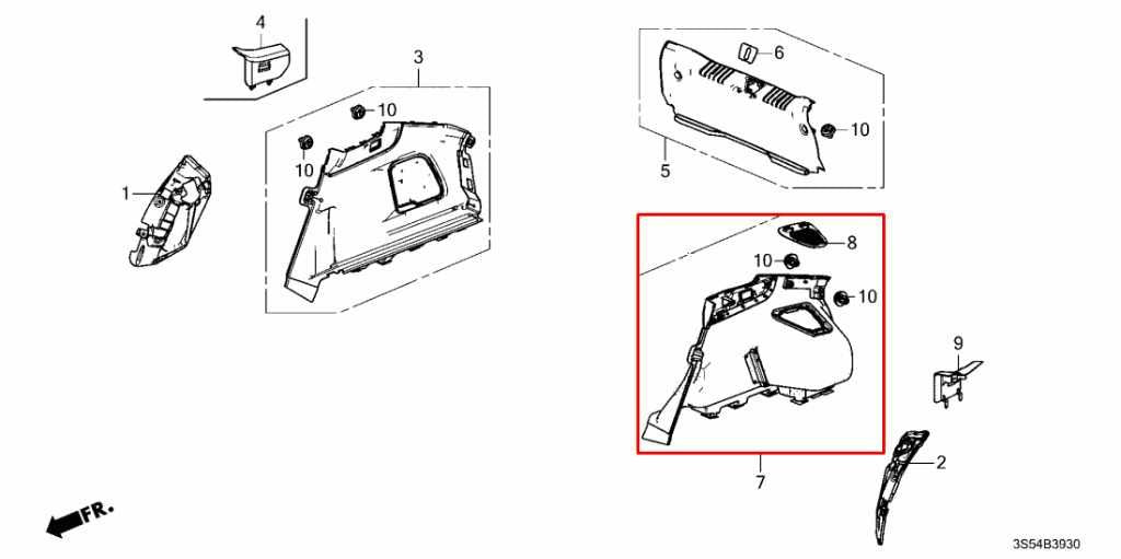 23-26 Acura Integra A-Spec Rear Left Driver Side Trunk Quarter Cover Trim Panel - Alshned Auto Parts
