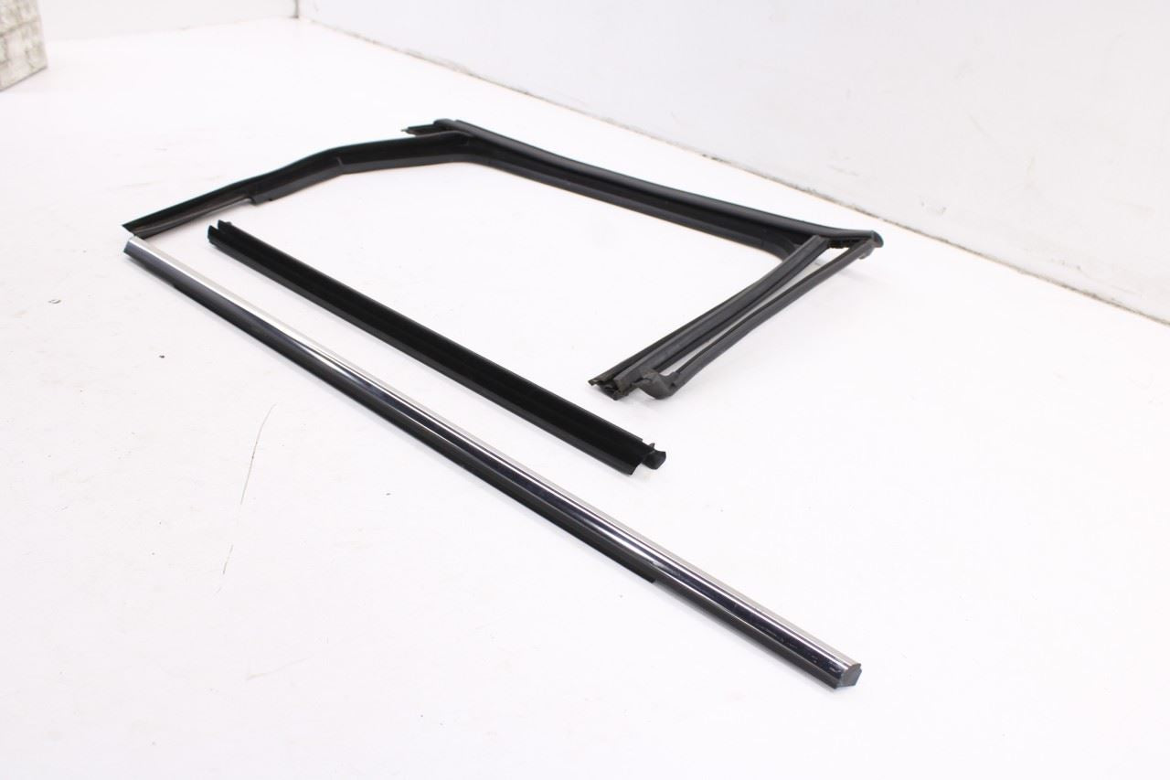 2019-26 Volkswagen Jetta SE Rear Right Door Run Channel w/ Belt Weatherstrip Set - Alshned Auto Parts