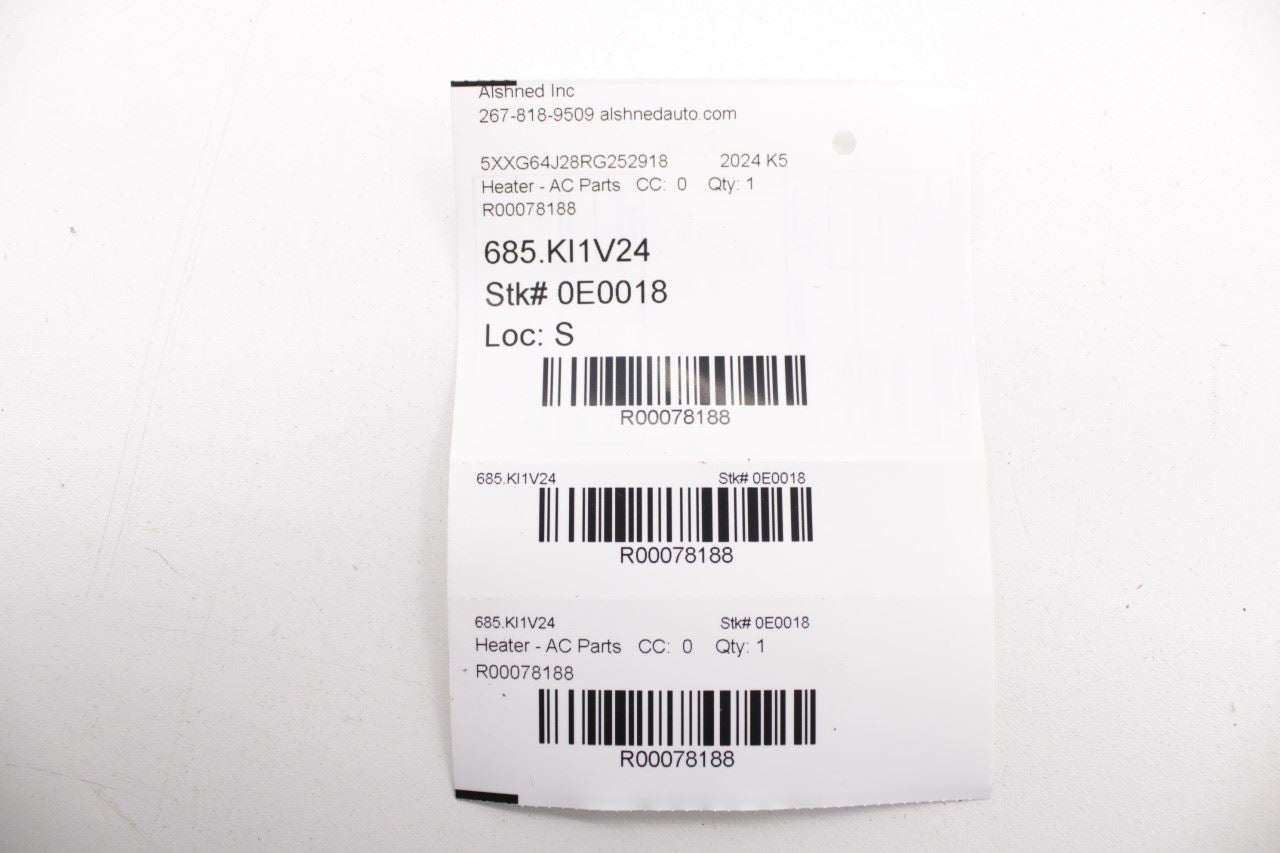 2021-2025 Kia K5 GT-Line HVAC Heater Blower Motor Resistor 97235-J5000 OEM - Alshned Auto Parts