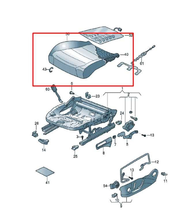 2022-2024 Volkswagen Jetta SE 1.5L FWD Front Driver Left Side Seat Lower Cushion1