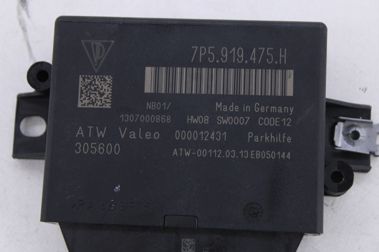 11-2016 Porsche Cayenne S Parking Assist Aid Control Module 7P5919475H OEM - Alshned Auto Parts