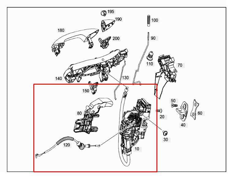 2015-21 Mercedes-Benz C300 4Matic 2.0L Front Left Side Door Lock Latch Actuator - Alshned Auto Parts