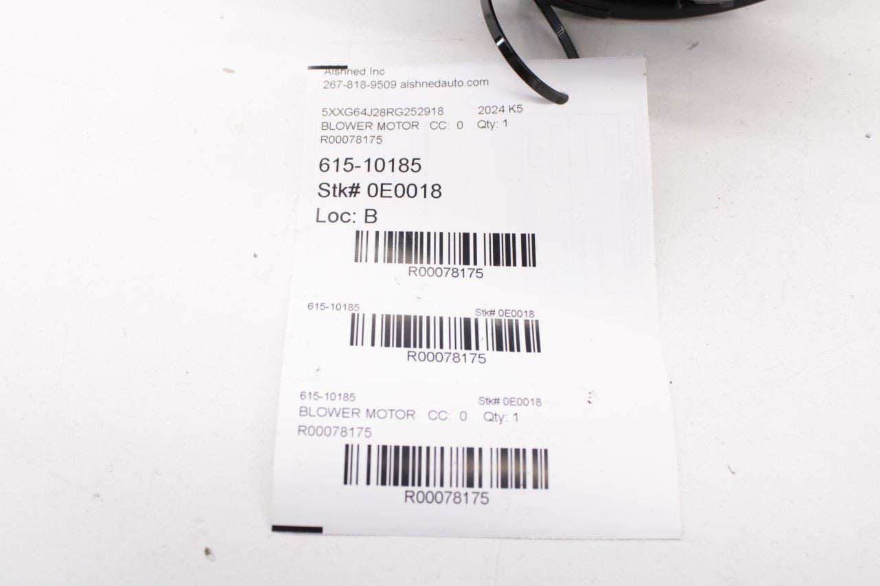 2021-2024 Kia K5 GT-Line 1.6L HVAC A/C Heater Blower Fan Motor 97113-L1100 OEM - Alshned Auto Parts