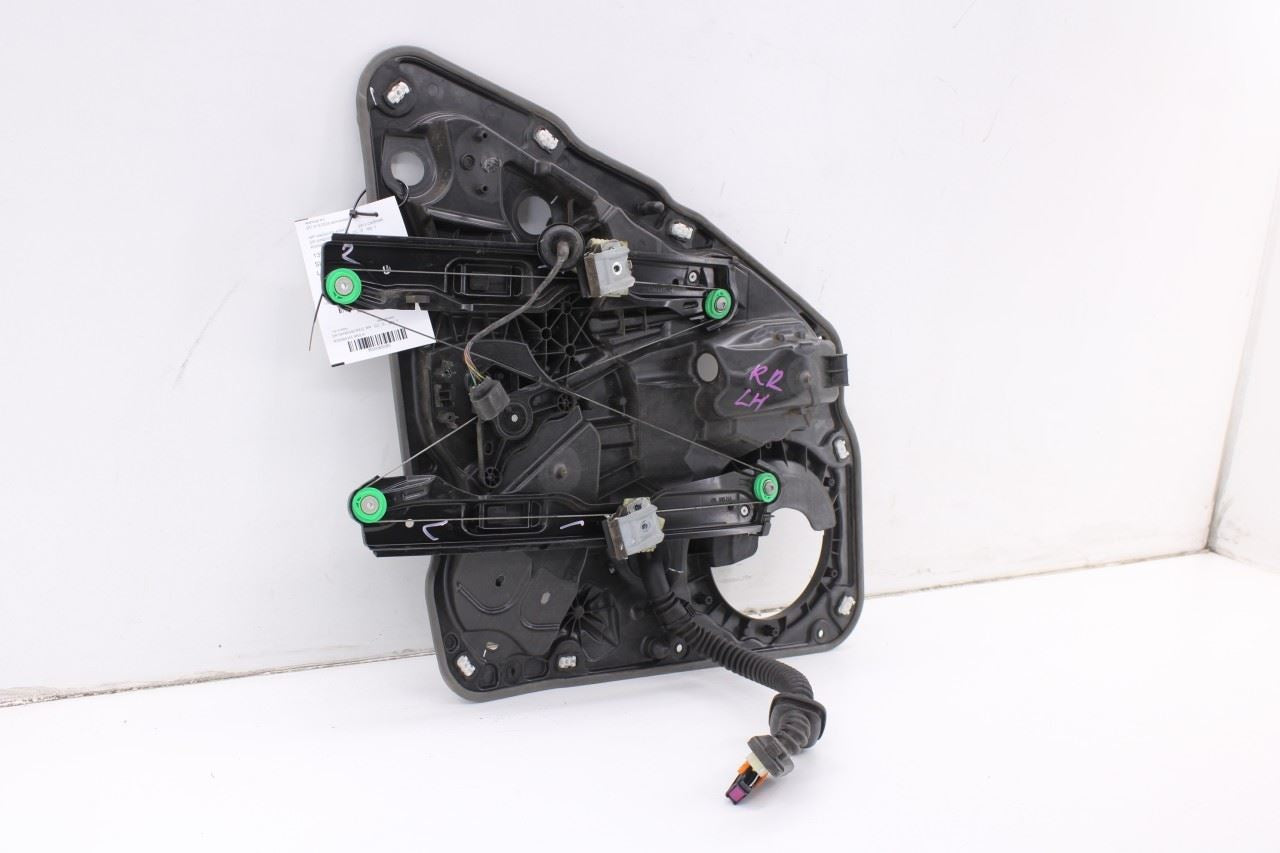2011-2018 Porsche Cayenne S Rear Left Door Window Regulator w/ Carrier and Motor4