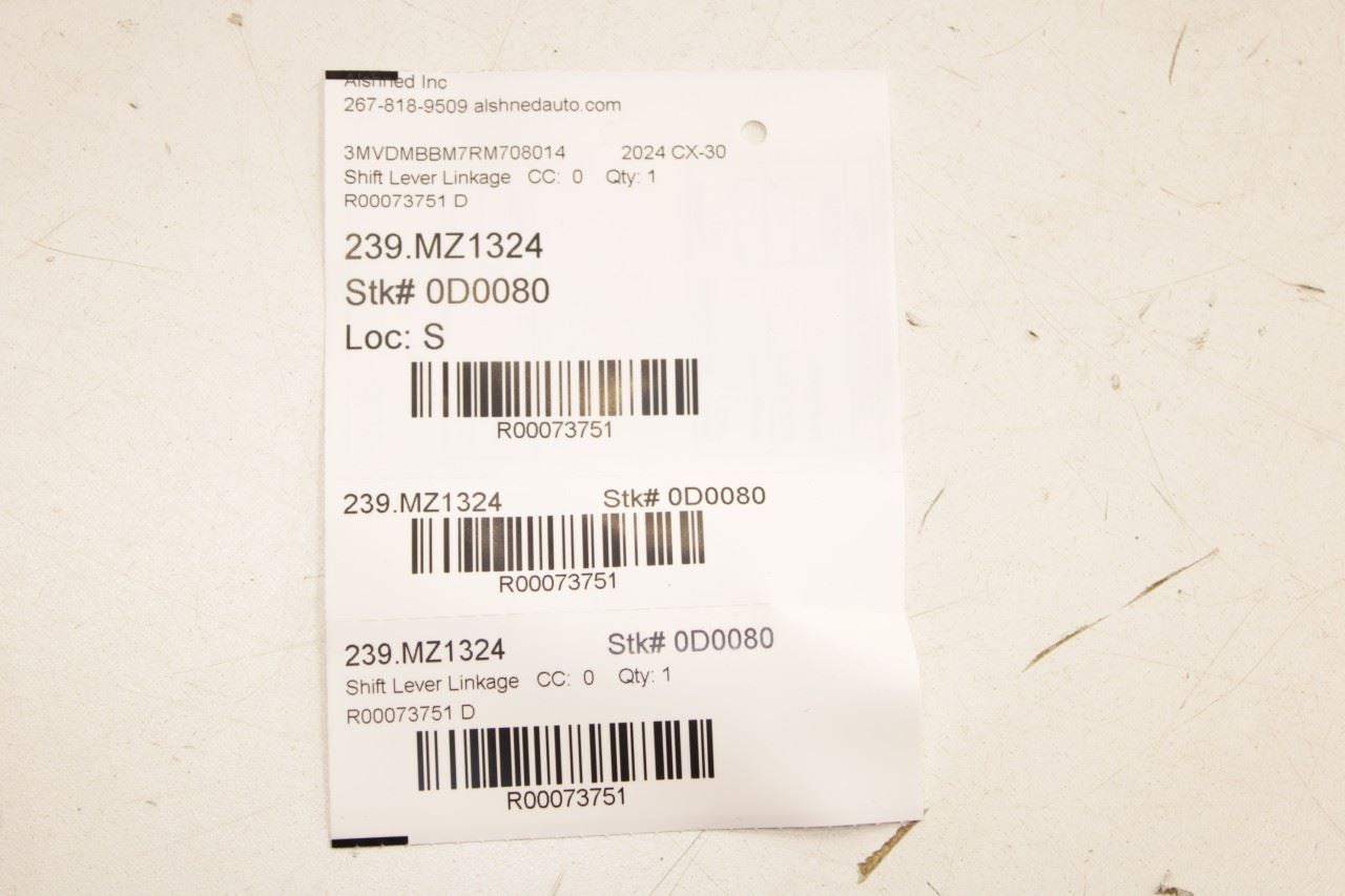 2021-2025 Mazda CX30 S 2.5L AWD Automatic Transmission Gear Shifter Lever Knob - Alshned Auto Parts