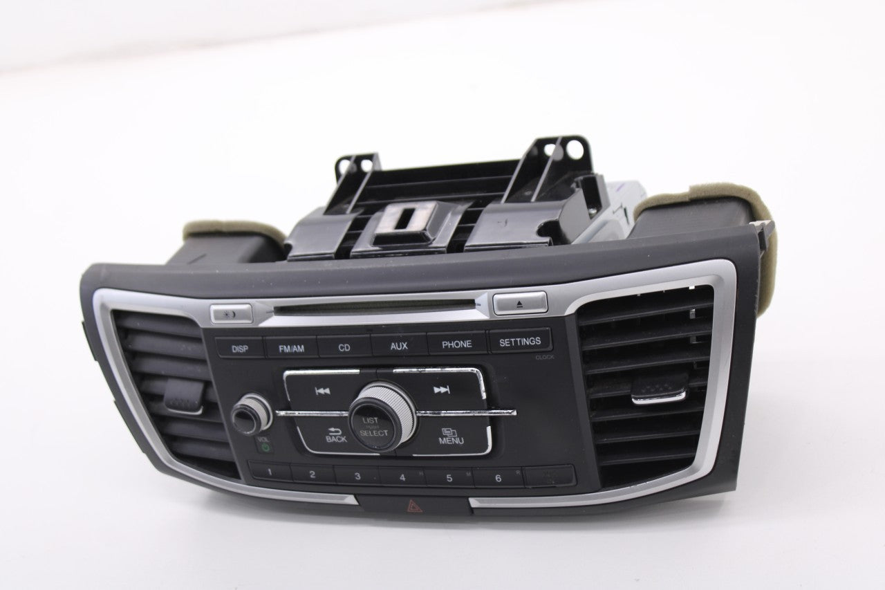 2013-15 Honda Accord CD Player Radio Faceplate Control w/ Receiver and Air Vents4