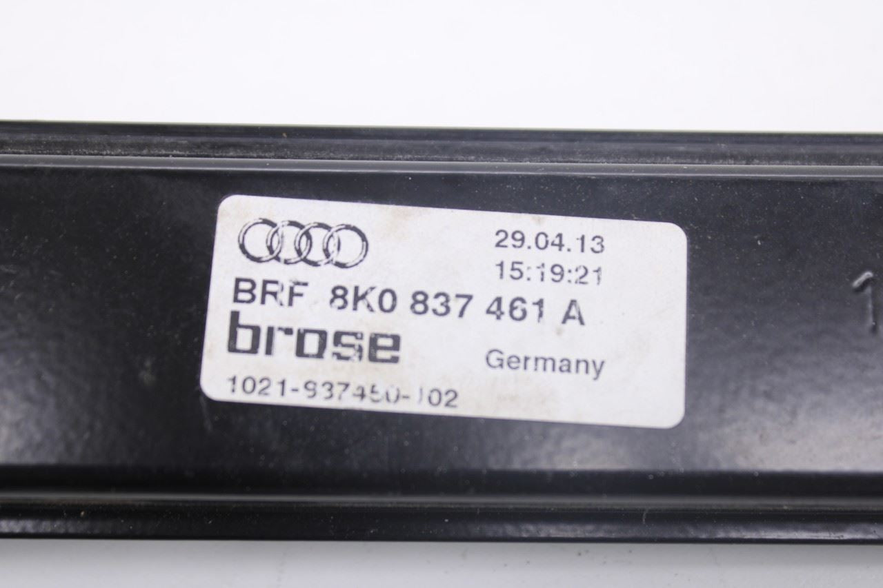 11-16 Audi S4 Premium Plus Front Left Driver Side Door Window Regulator w/ Motor7
