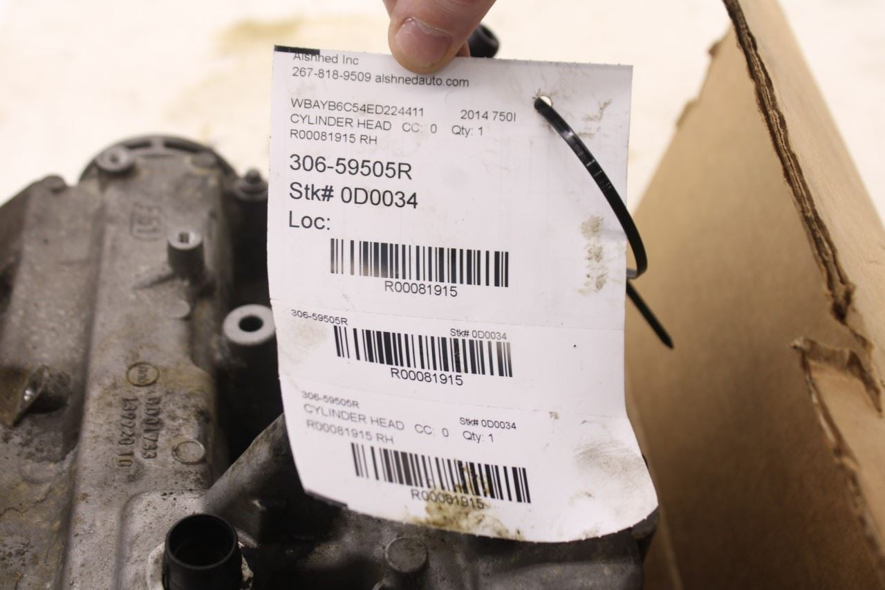 2013-2015 BMW 750i xDrive 4.4L Twin Turbo Right Side Engine Cylinder Head Assy16