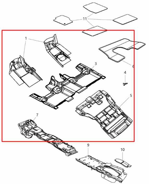 2014-15 Dodge Durango Front Rear Right Left and Trunk Floor Carpet Liner *ReaD*1