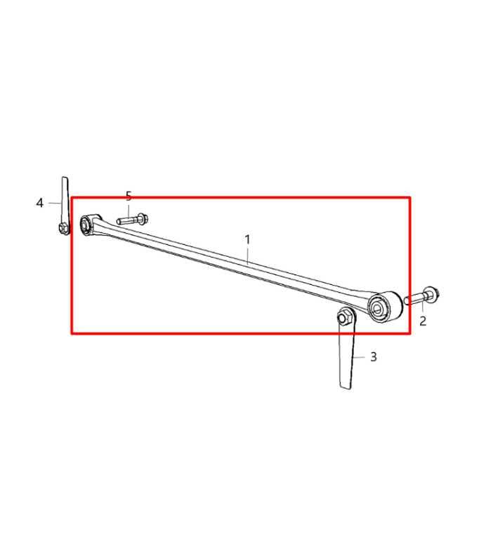 2011-25 Ram 1500 Big Horn Crew Cab 5.7L 4WD Rear Suspension Track Bar 68264949AA - Alshned Auto Parts