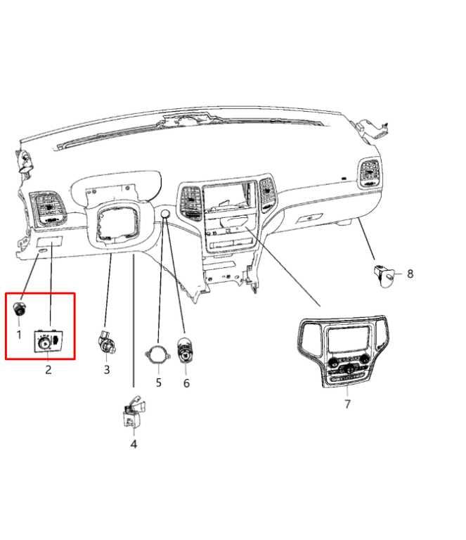 14-21 Jeep Grand Cherokee Overland Dash Left Side Panel Trim w/ Headlight Switch - Alshned Auto Parts