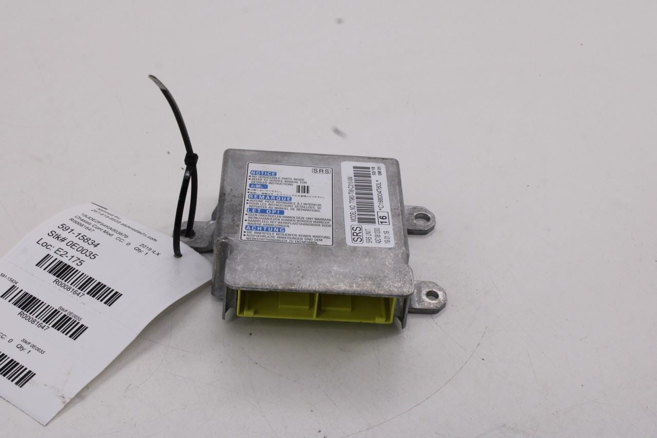 2019-2022 Acura ILX Technology A-Spec Air Bag SRS Restraints Computer Control Module 77960-TX6-C210-M4 OEM