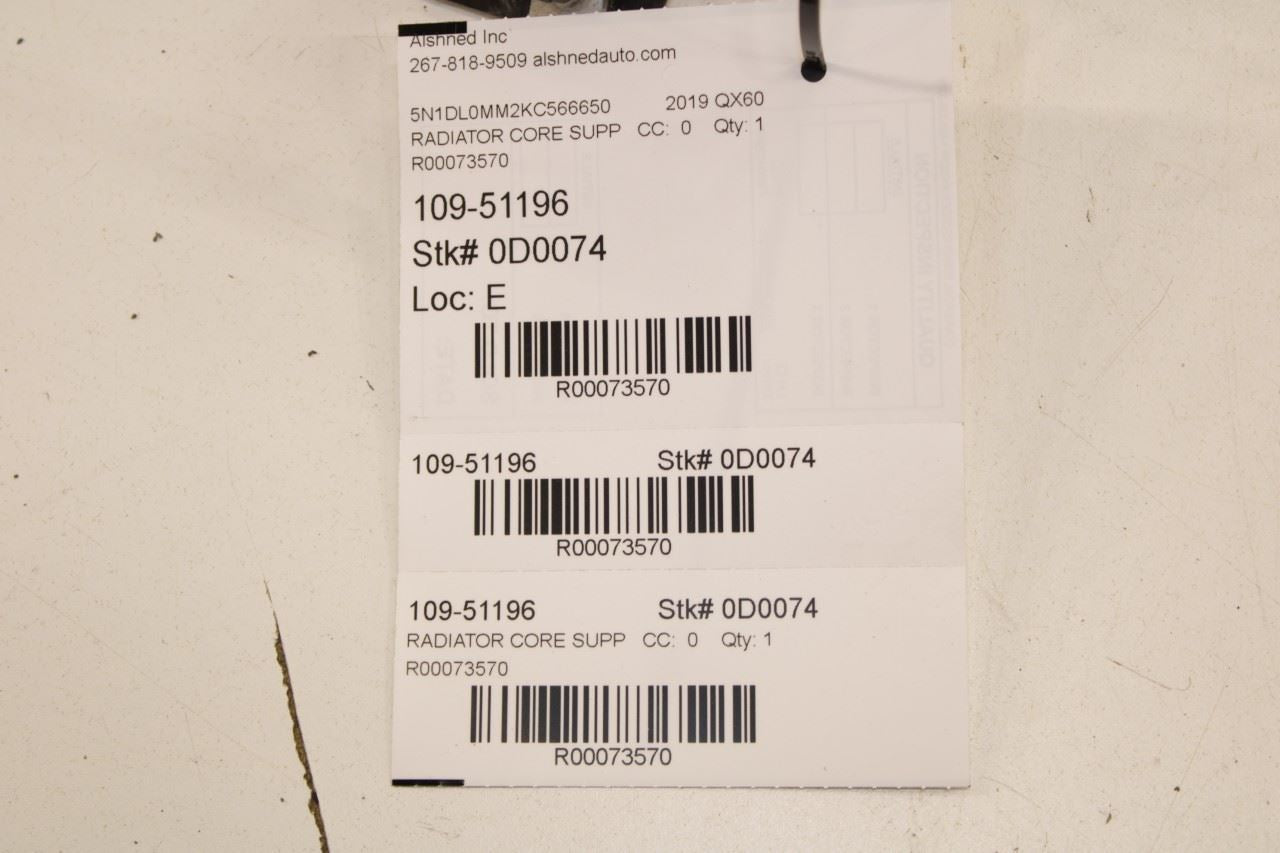 2014-2020 Infiniti QX60 Pure Front Bumper Upper Retainer 62290-3JA0A OEM - Alshned Auto Parts