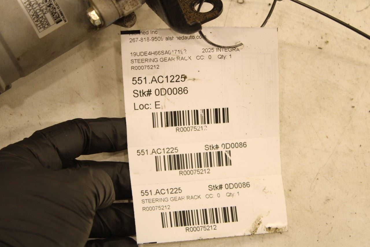 2025 Acura Integra A-Spec 1.5L FWD Power Steering Gear Motor 53660-3S5-S21 OEM - Alshned Auto Parts