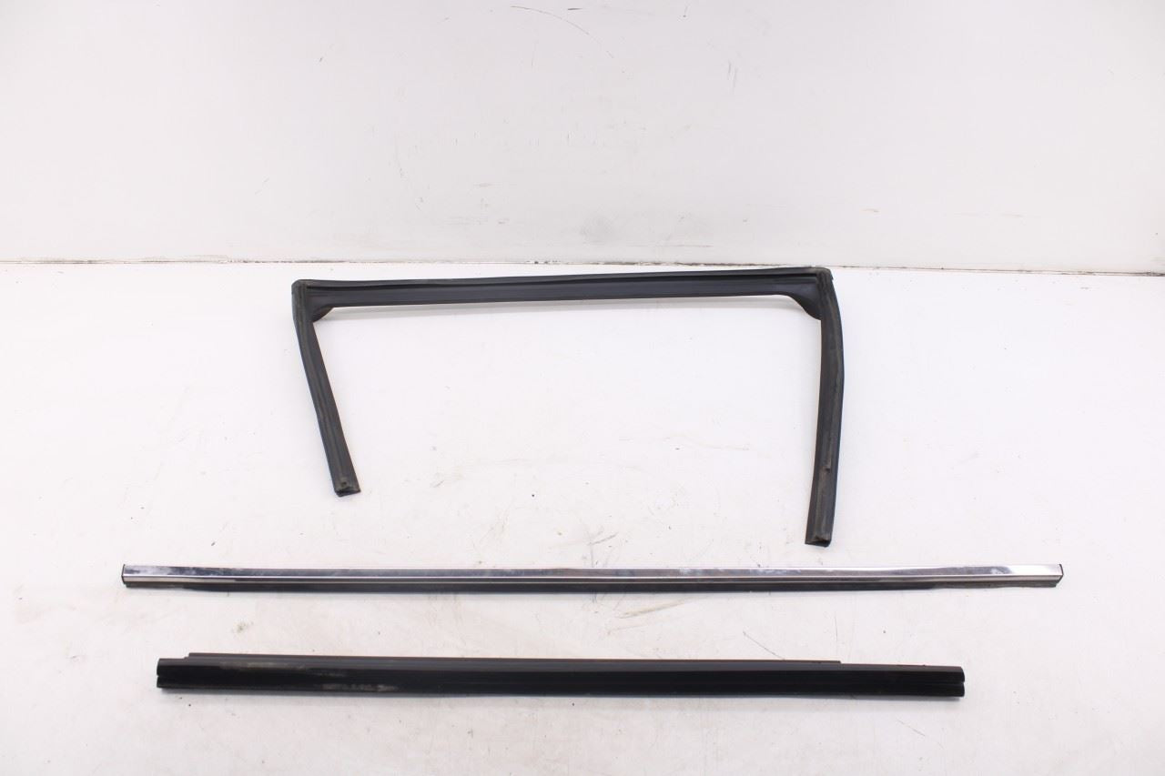 2010-20 Dodge Grand Caravan SXT Rear Right Door Window Run Channel Trim Belt Set0