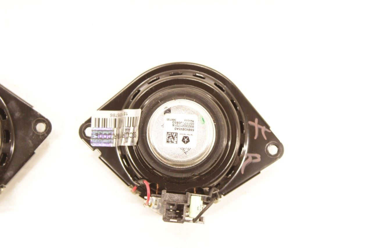 12-22 Jeep Grand Cherokee Front Right and Left Door Audio Speaker Set 68043045AD - Alshned Auto Parts