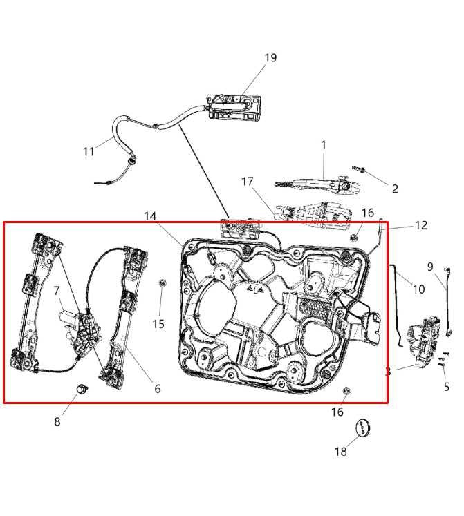 11-22 Jeep Grand Cherokee AWD Front Right Side Door Window Regulator w/ Carrier - Alshned Auto Parts