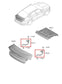 2021-2024 Kia K5 GT-Line Rear Right and Left Side Trunk Deck Lid Hinge Set - Alshned Auto Parts