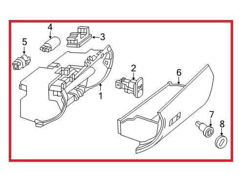 10-12 Mercedes-Benz E350 Luxury 4Matic Glove Box Storage Compartment 21268000911
