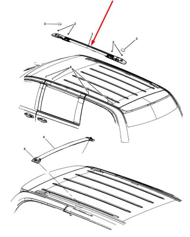 2011-20 Dodge Grand Caravan SXT Left and Right Roof Luggage Rack Rail 68078092AA1